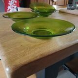 4 assiettes creuses en verre