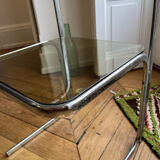 Table verre fumé