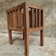 Antique rack storage basket walnut wood storage or toy bin