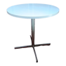 Vintage white round bistro table