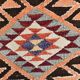 3x10 Turkish Orange & Burgundy Kilim Runner Rug, 92x302Cm