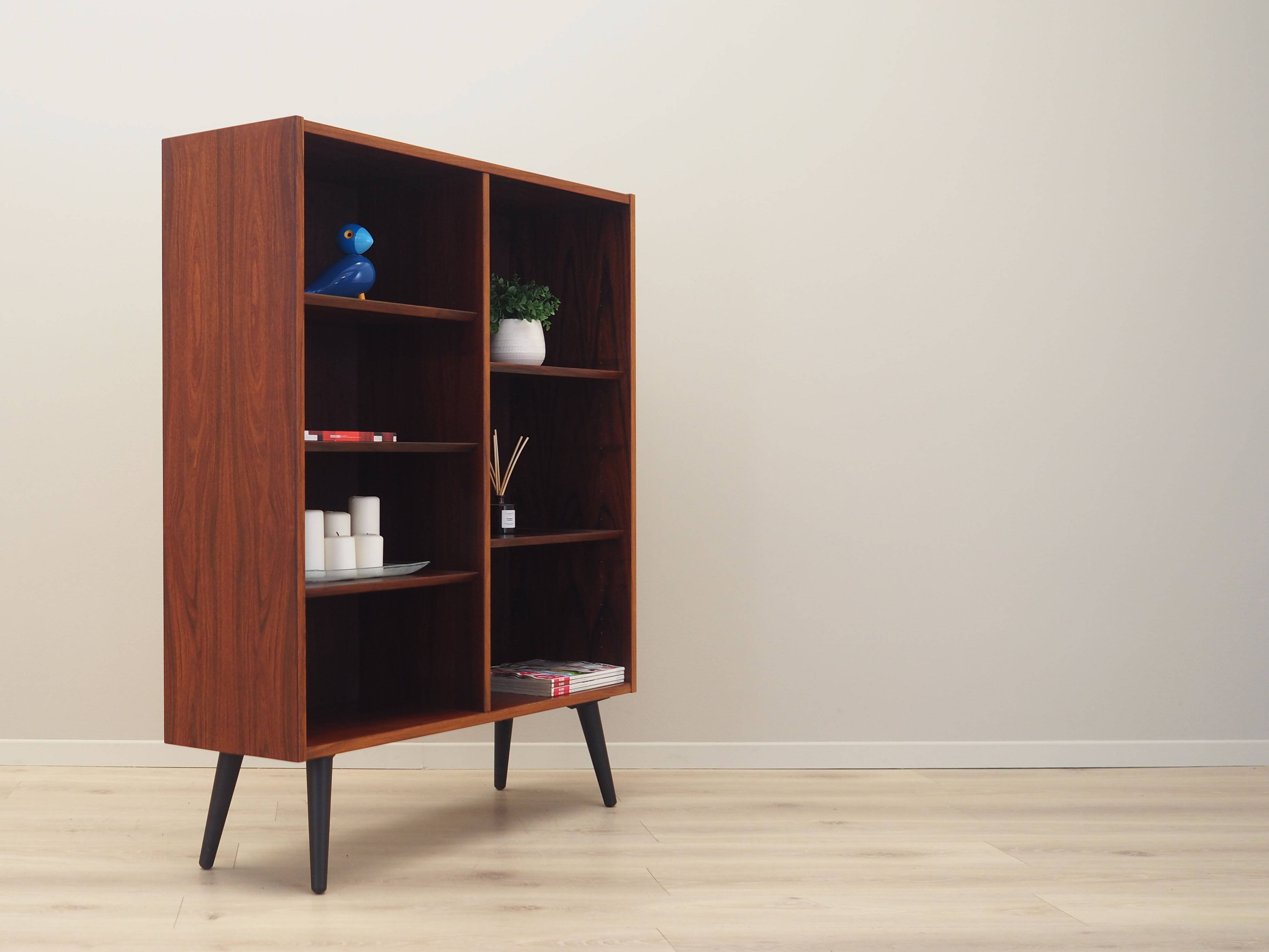 Rosewood bookcase, Danish design, 1970s, manufactured by Hundevad