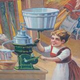 Affiche originale  écremeuses  Gallia 1920