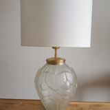 Art Deco lamp in polished glass