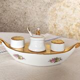 Condiment service - saleron- in Paris porcelain
