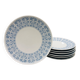 6 dinner plates and dish, H&C Selb Bavaria Germany Heinrich