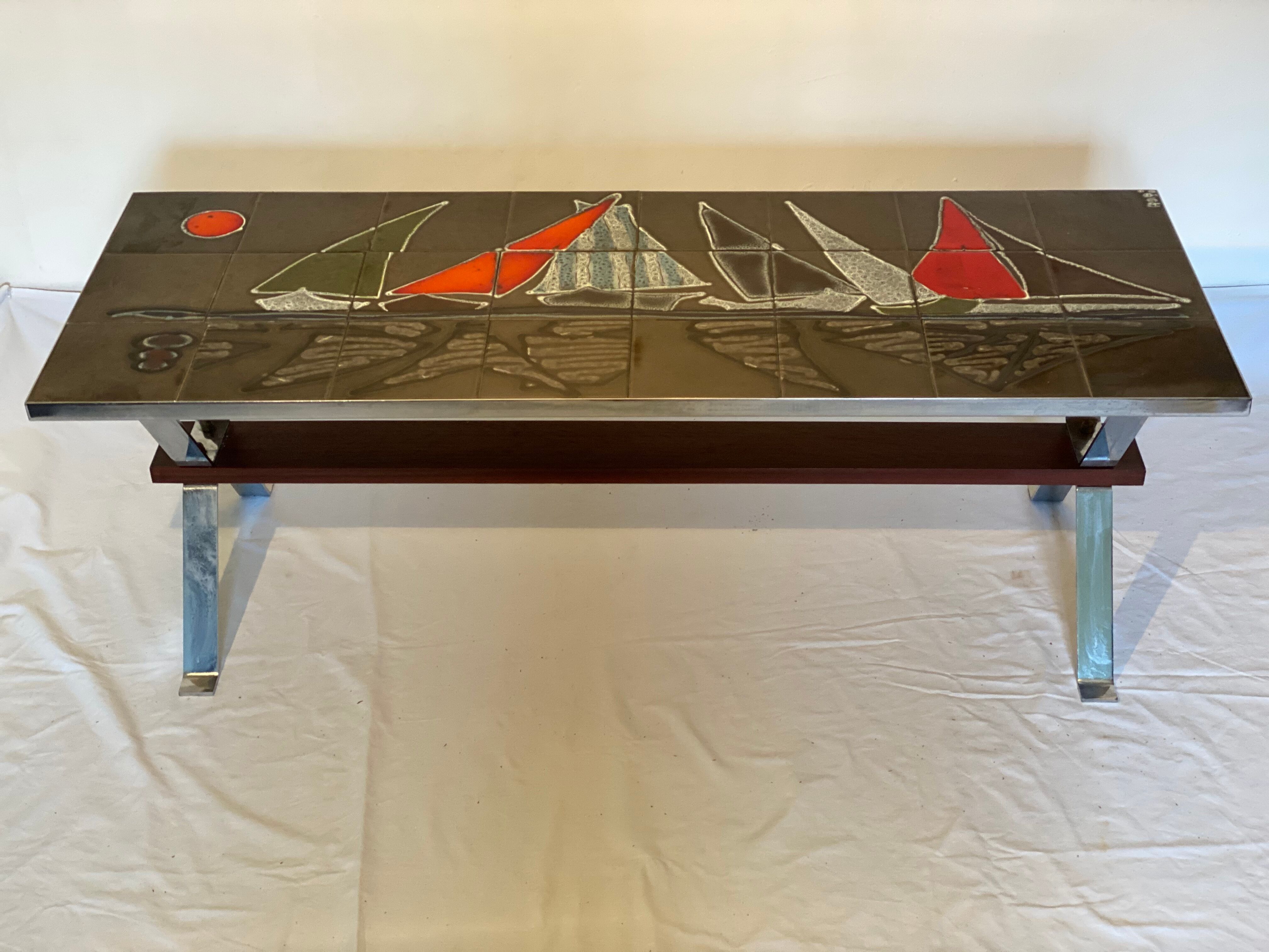 Mid century coffee table by Adri of Belgium 1960