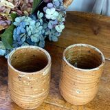 Pyrite stoneware mugs from Vallauris