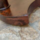 Dressing table empire 19th cty style in mahogany