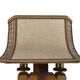 Herda Holland - pull-pendant wall lamp - wood - brass - 70s