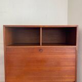 Teak and white Formica secretary, 1950