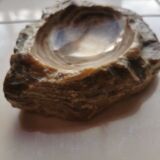 Brutalist onyx ashtray