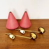 Ensemble de 2 appliques murales en laiton de Rupert Nikoll