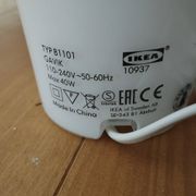 Lampe ikea gavik – blanche – design scandinave