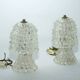 Rare Pair of Ercole Barovier Rostrato table lamps. Italy 1940s