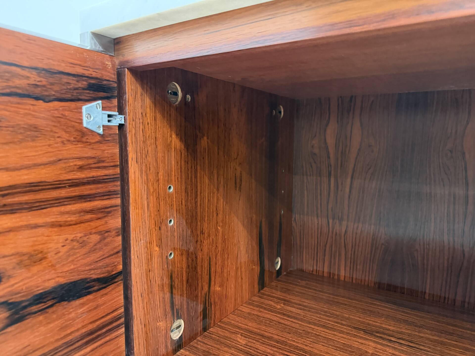 Modernist enfilade by Arno, in Rio rosewood.