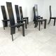 Set of 8 dining chairs by Rob & Dries van den Berghe, 1980s - set of 8