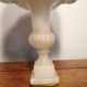 Alabaster desk lamp
