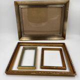 Set of 4 gold frames