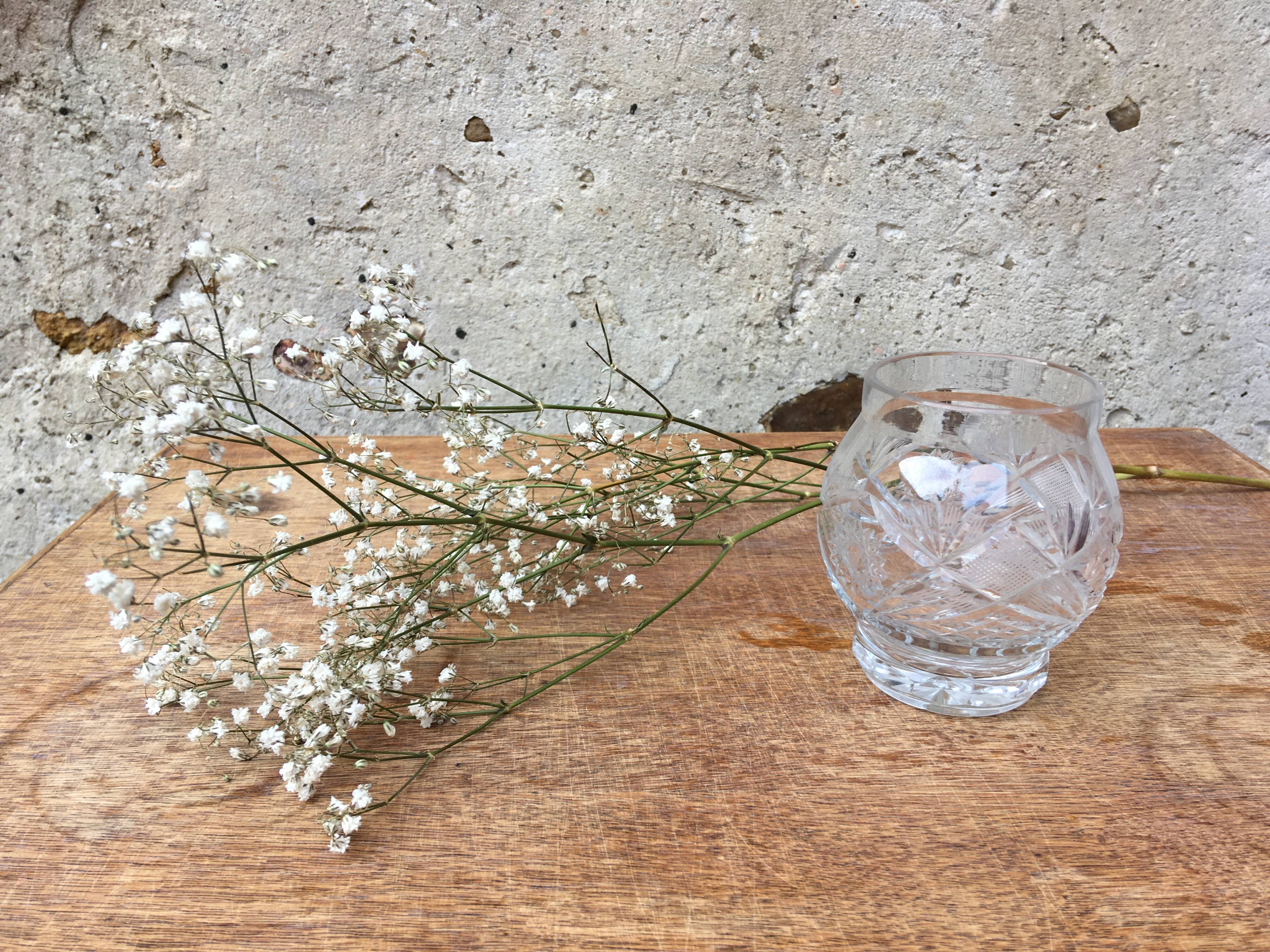 Crystal vase
