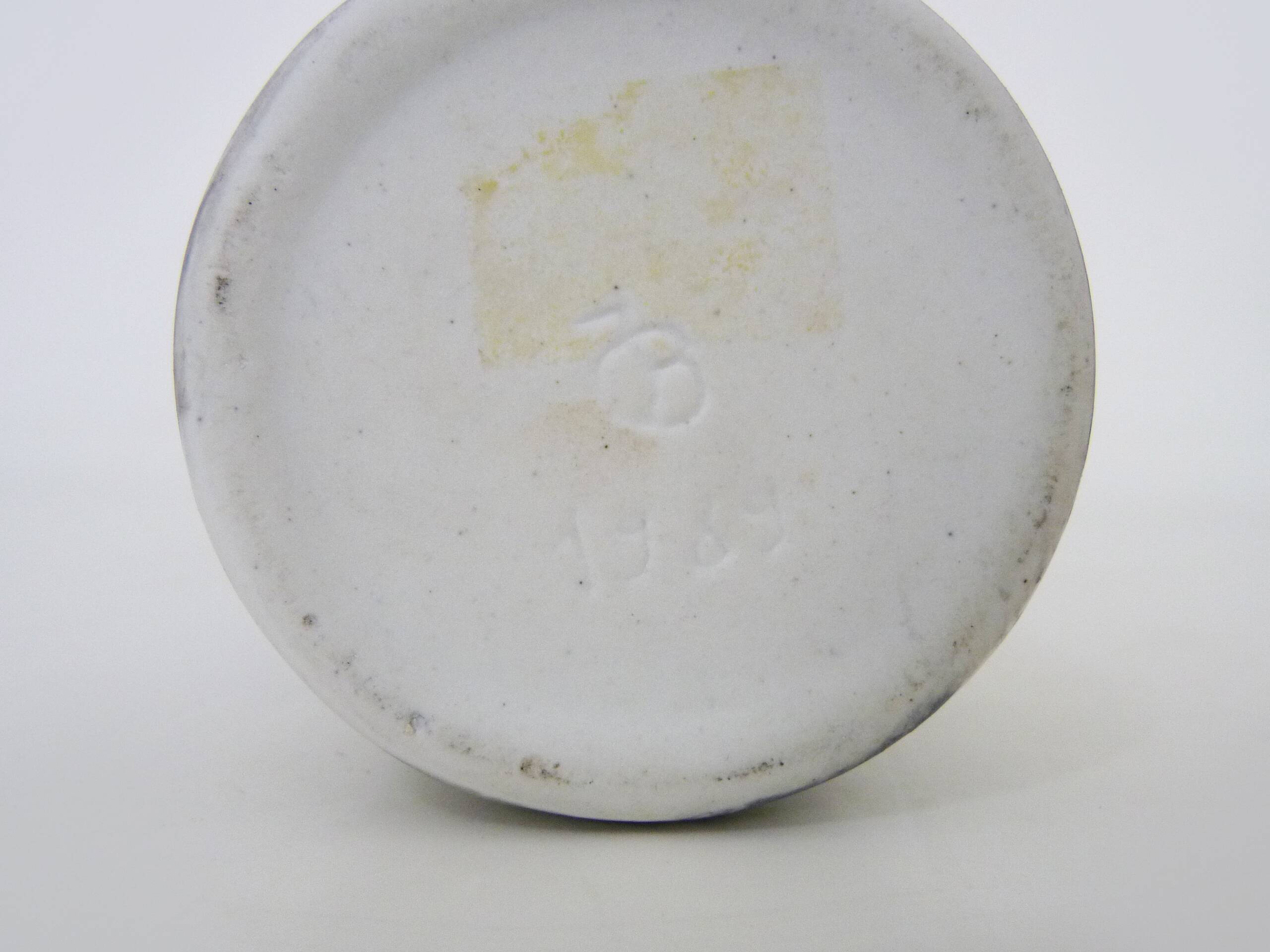 Joseph Bougère Iridescent purple pink ceramic vase signed JB 1989