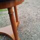 Guéridon, table d'appoint style Empire en bois et marbre