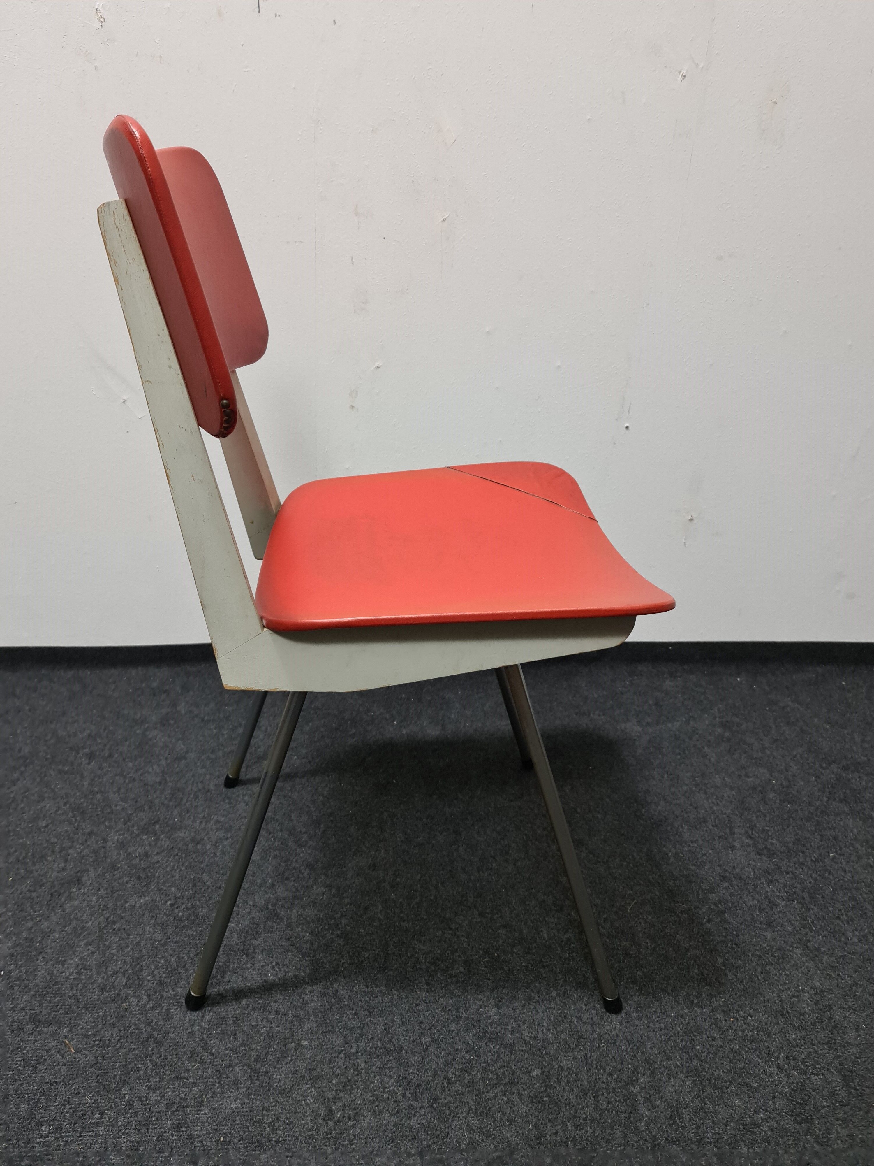 Four vintage kitchen chairs 50