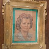 Wooden frame knot ribbon 68 x48