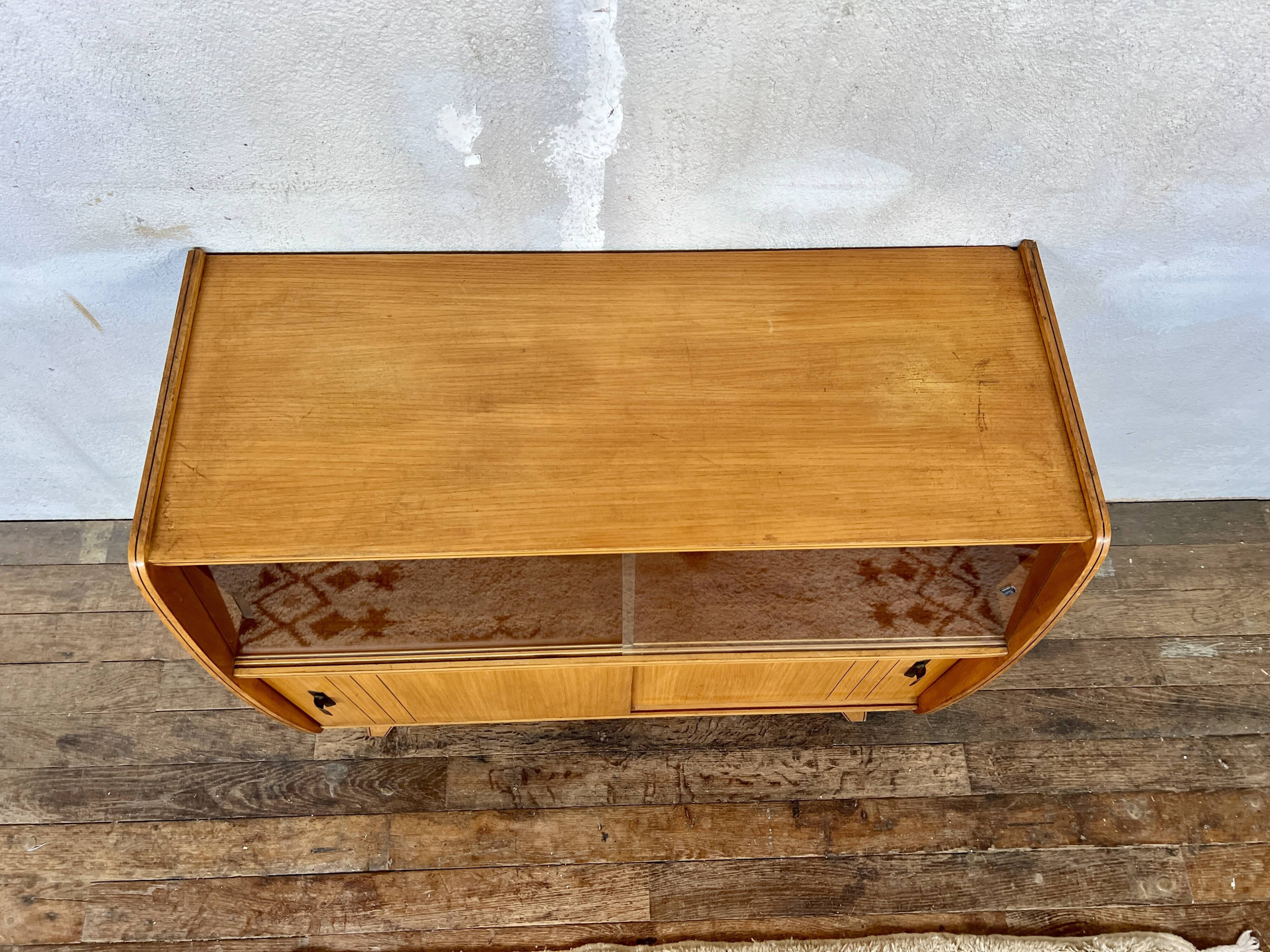 Vintage sideboard with compass feet
