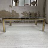 Table basse chrome laiton Romeo Rega