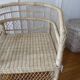Fauteuil en rotin naturel tressé