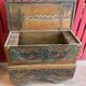 19th century merchant's chest on wheels, Indénosie, Madura island