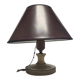 Art Deco alabaster bedside lamp, Belgium, 1950s