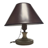 Art Deco alabaster bedside lamp, Belgium, 1950s