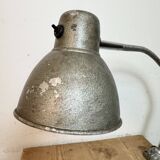 Grey Industrial Workshop Gooseneck Table Lamp, 1960s