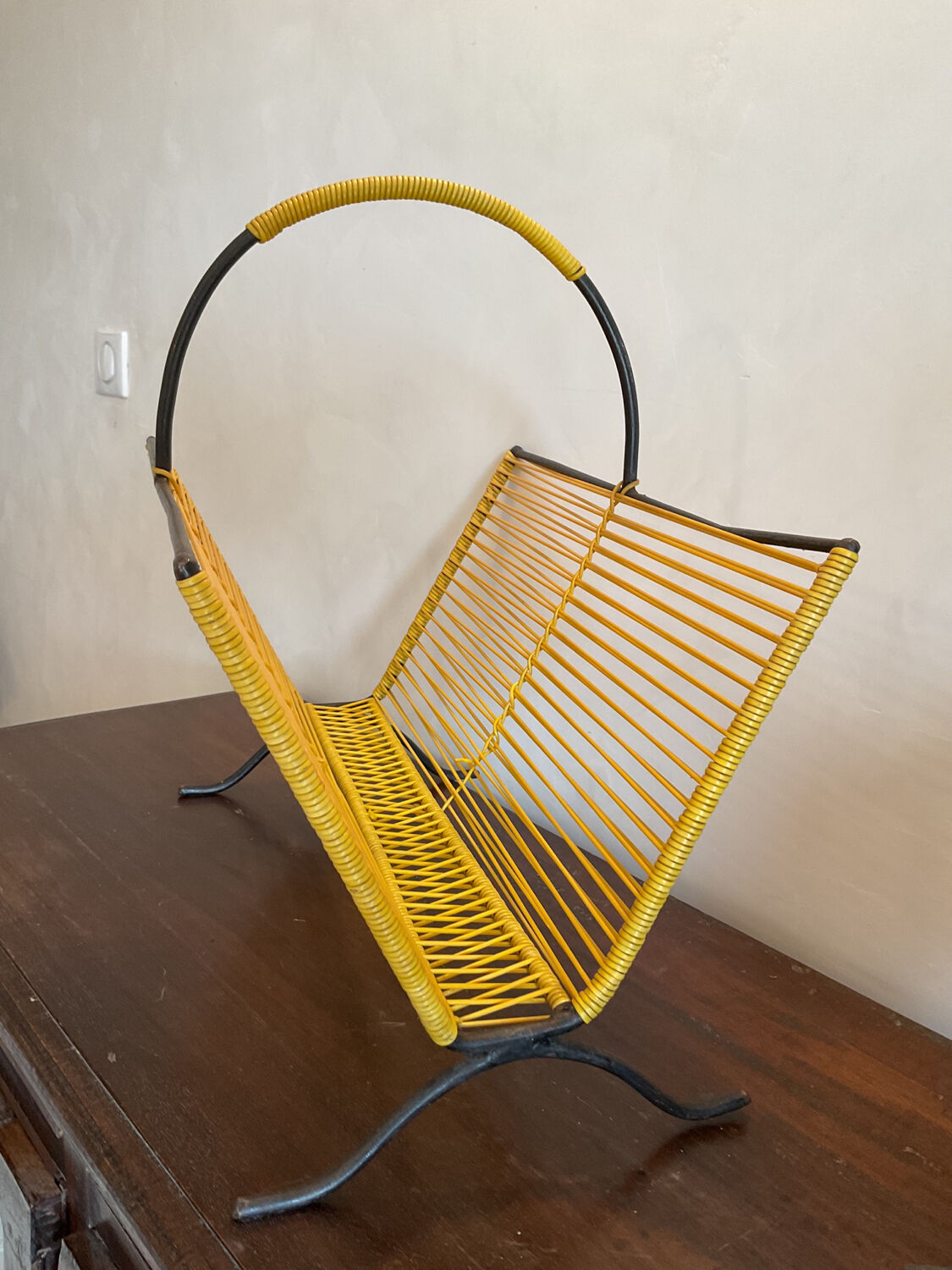 Vintage magazine holder