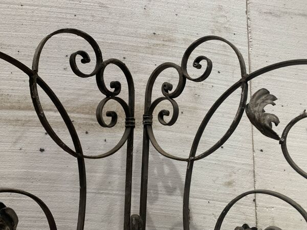 Séparation a quatre vantaux en fer forgé XX siècle