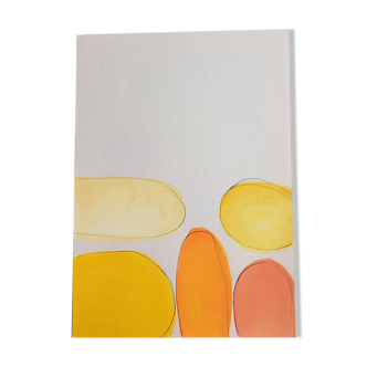 Peinture original abstrait minimaliste