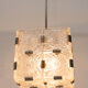 Pair of Glass Cube Pendants for Kamenický Šenov, 1970s