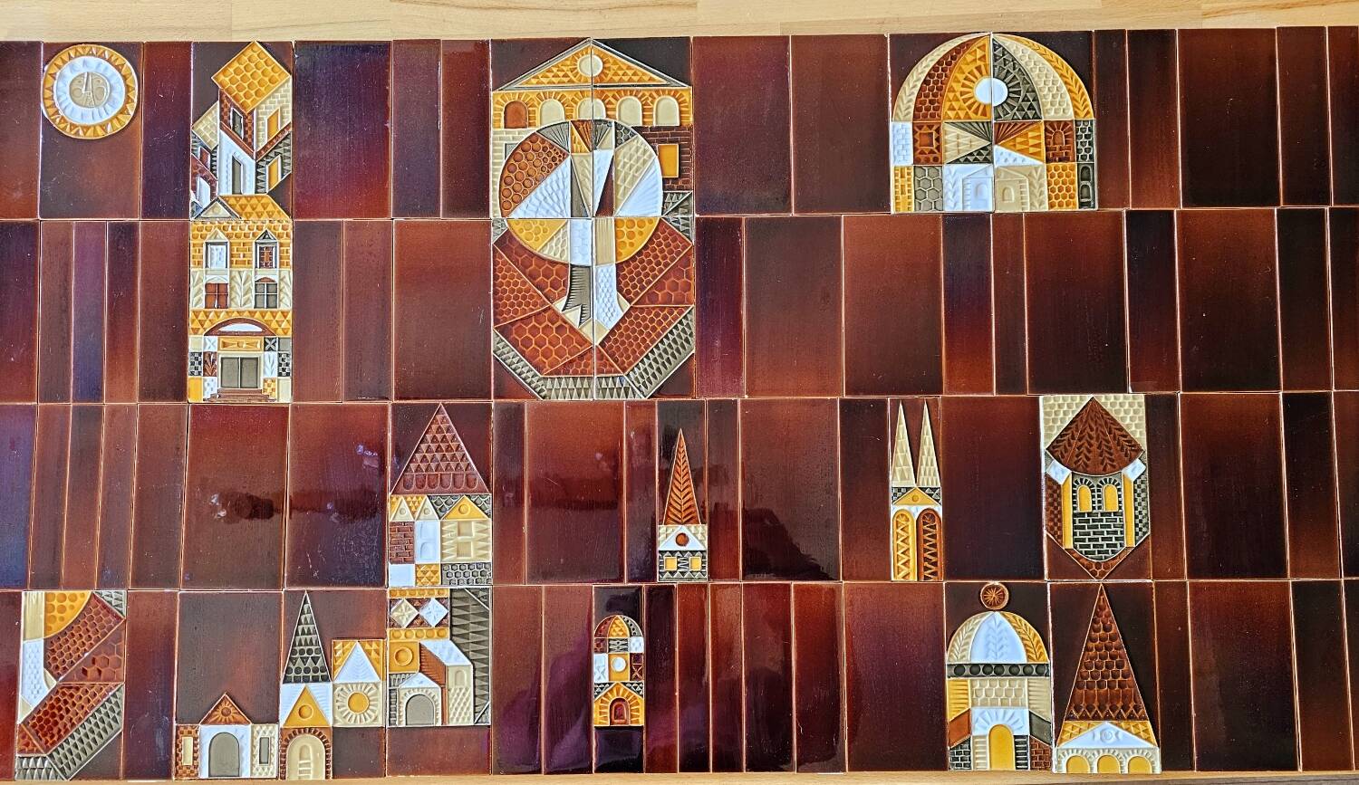Ceramique le village de Roger Capron