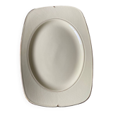 Rectangular saline serving dish