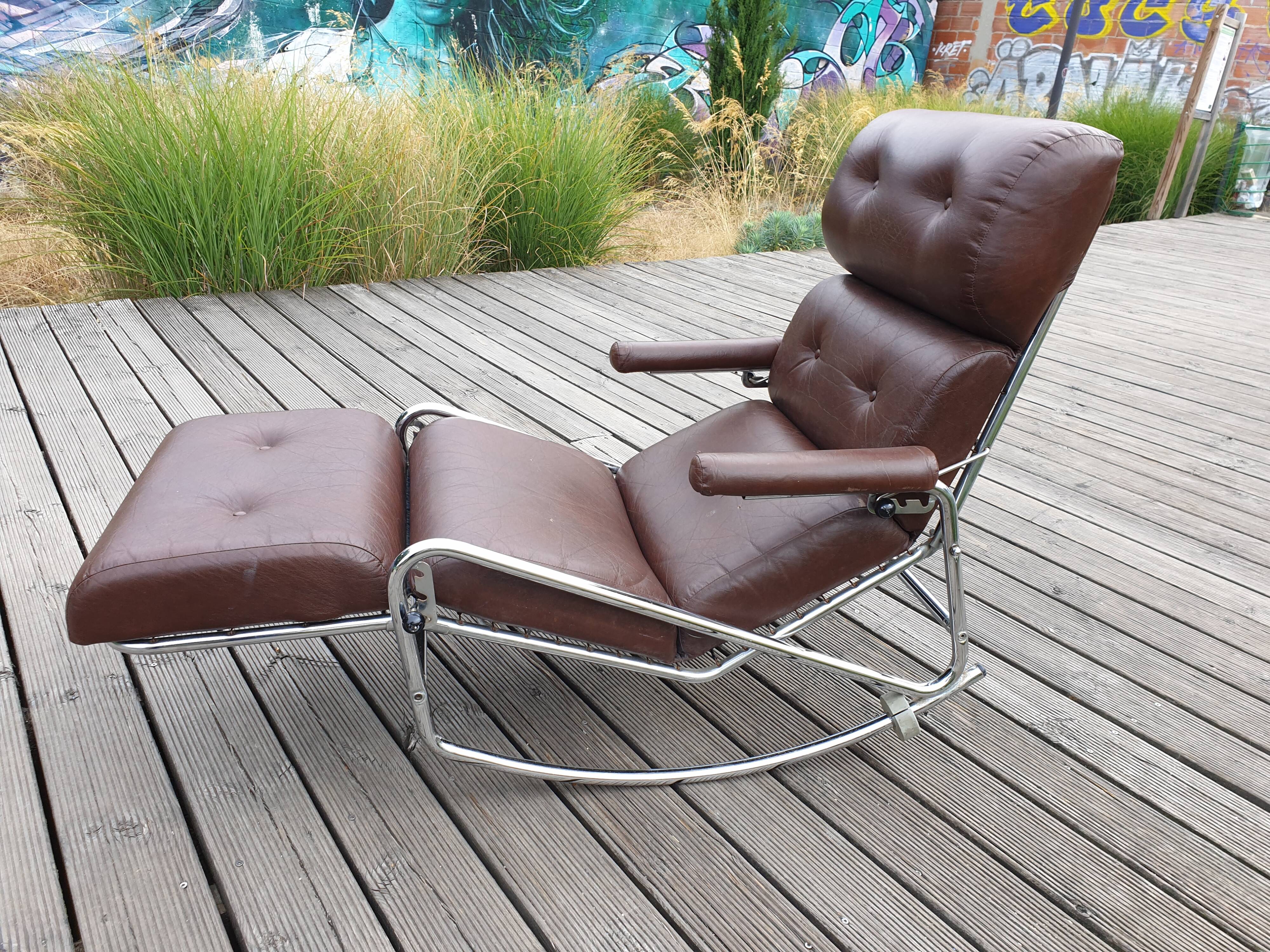 Fauteuil à bascule Lounge Chair Lama 1960