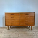 Oak chest of drawers, Denmark 1960