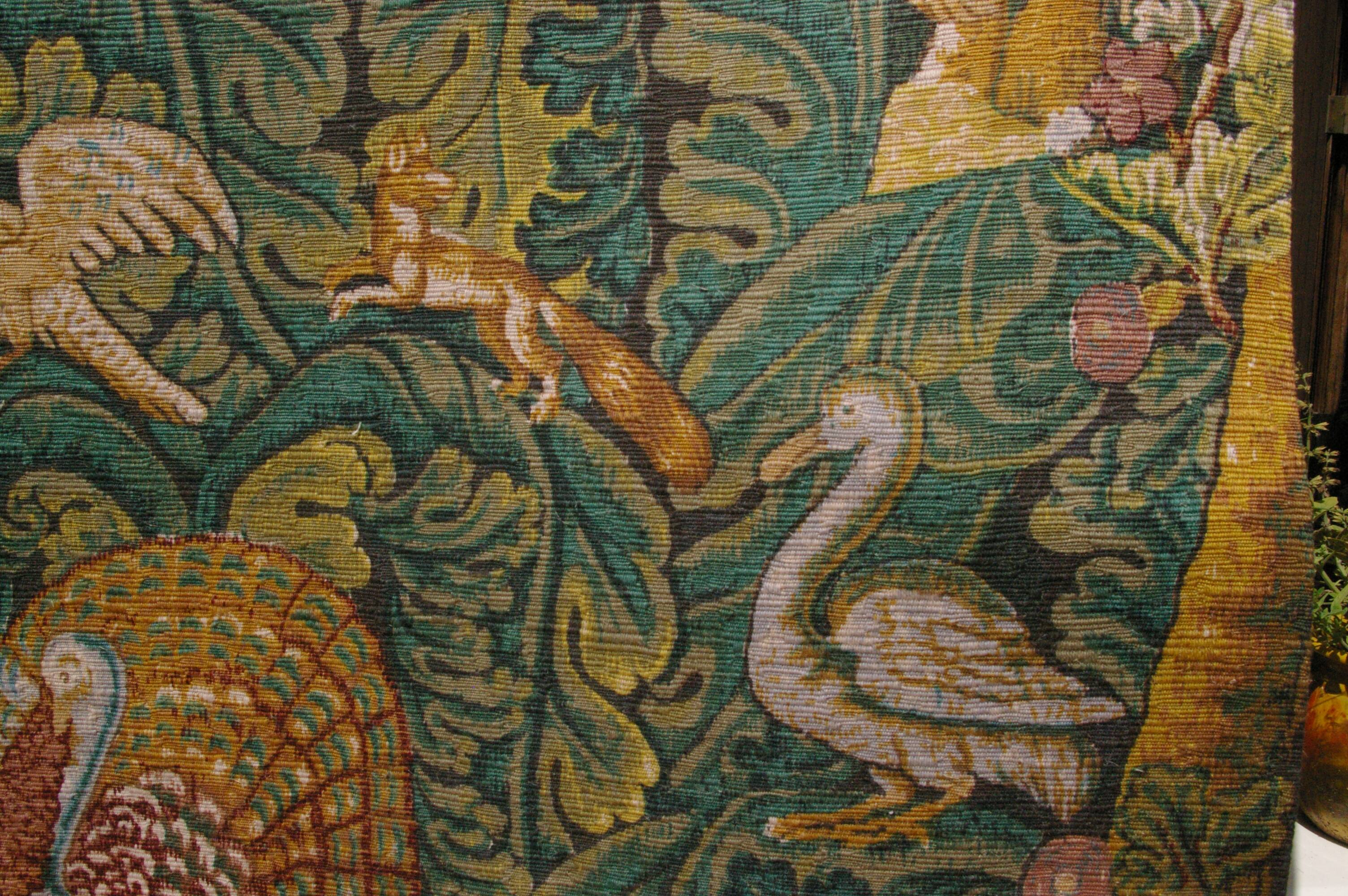 Aubusson tapestry "The Bestiary" - Manufacture Robert Four - Wall hanging