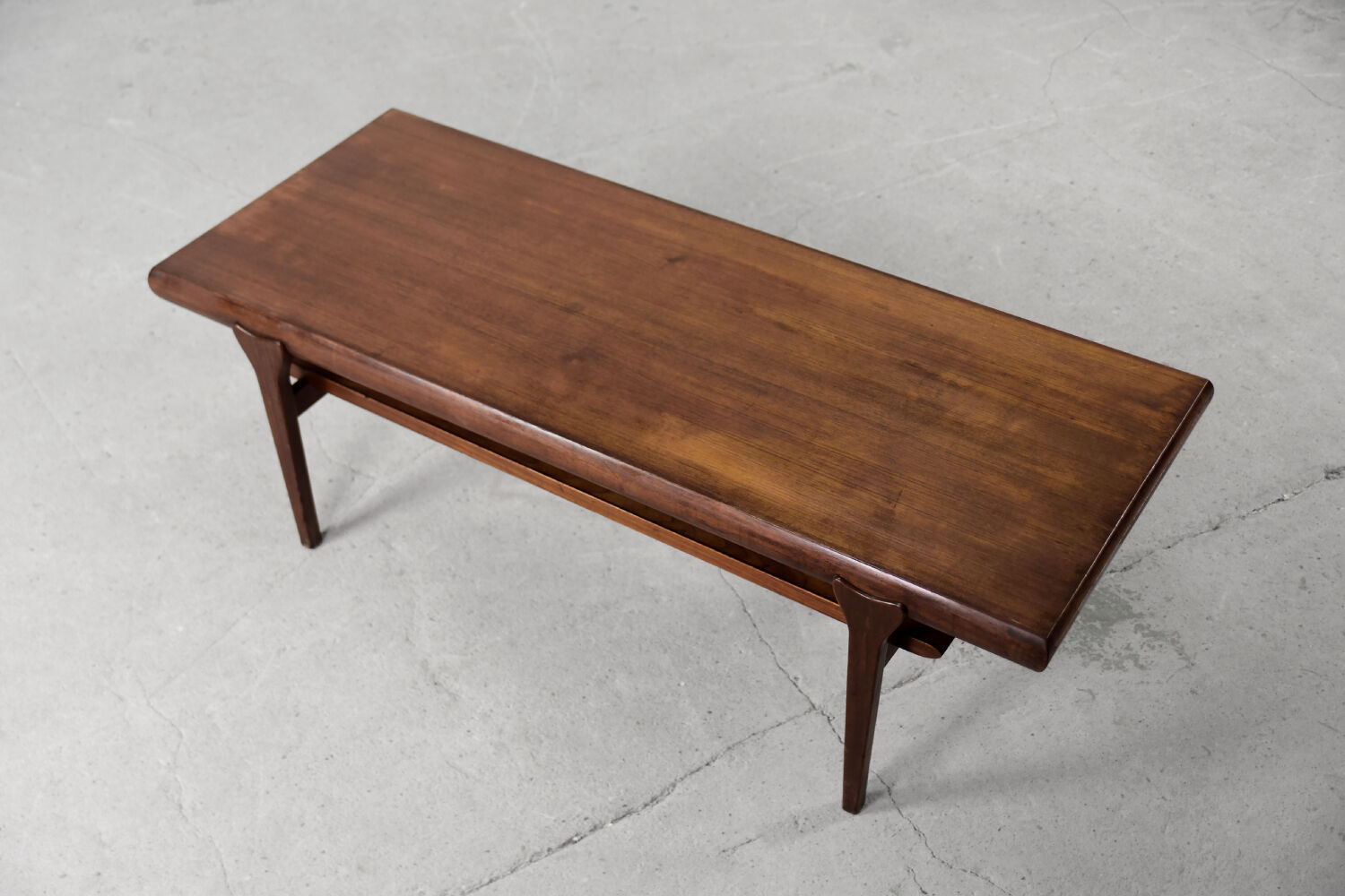 Danish extendable teak coffee table with drawer, 1960s