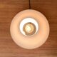 Lampe de table en verre allemande de style espace vintage des années 1970 de Limburg