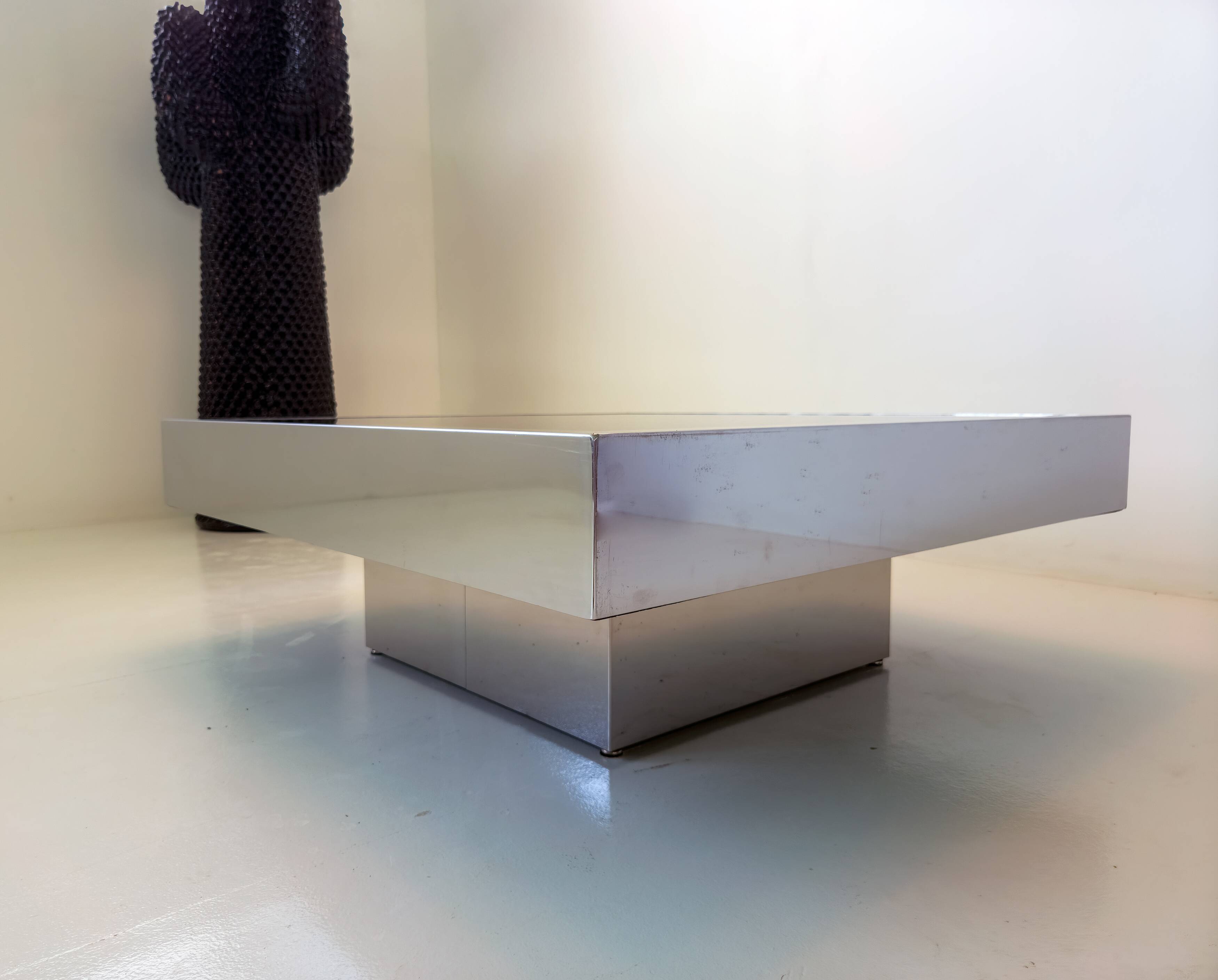 Willy Rizzo pour Cidue – Table basse, Italie, années 1970