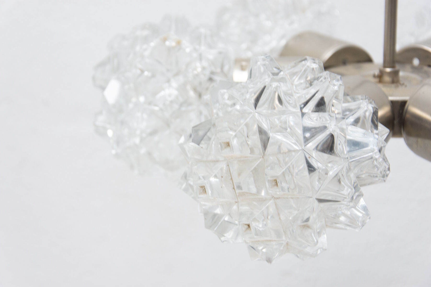 Cut glass pendant chandelier for Kamenický Šenov, 1970´s