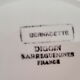 Lot de 11 assiettes à dessert Digoin Sarreguemines modèle Bernadette
