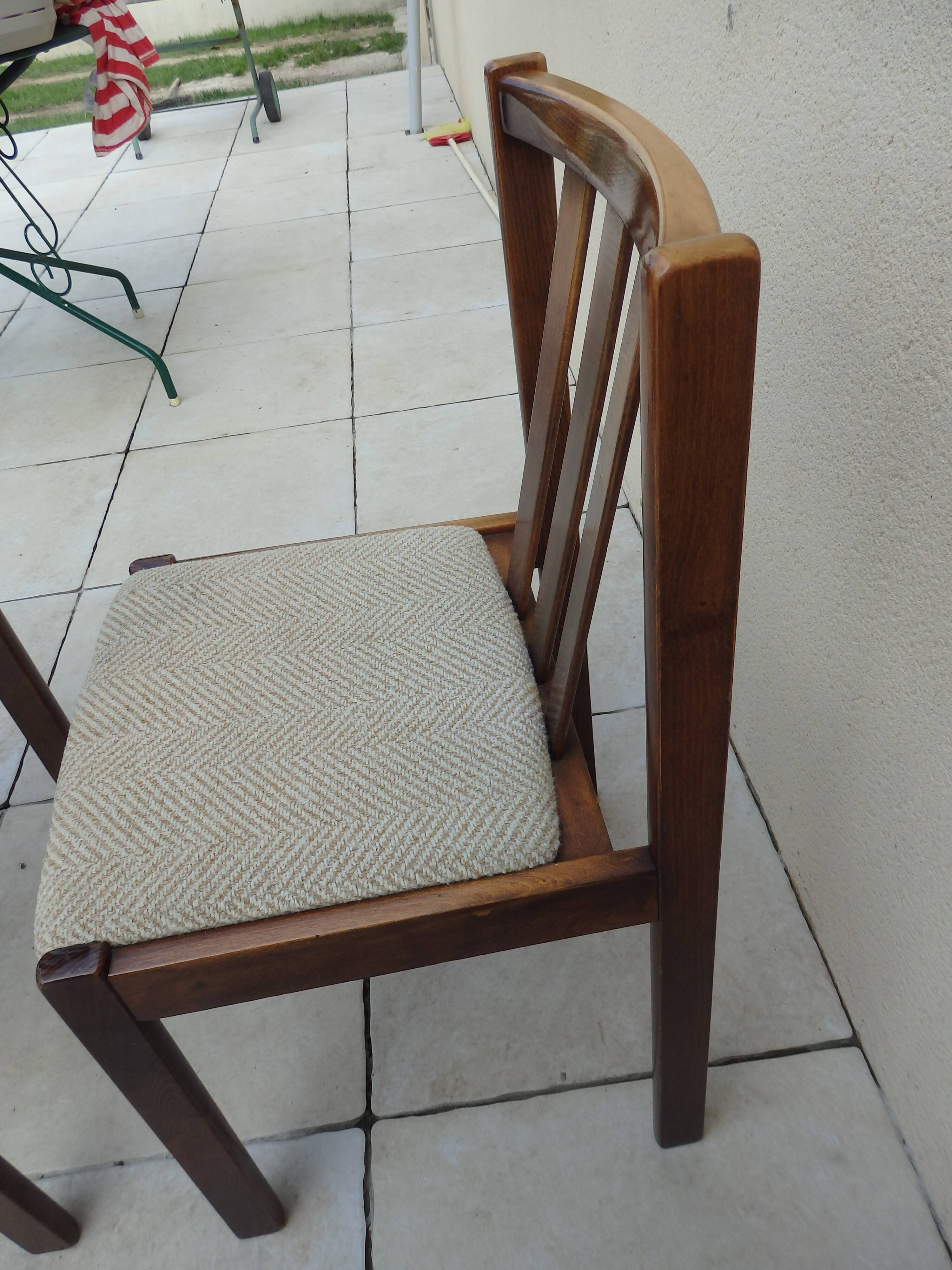 4 vintage Scandinavian chairs